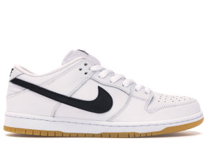Nike SB Dunk Low Orange Label White White/Black-White-Gum Light Brown-Safety Orange (CD2563-100)