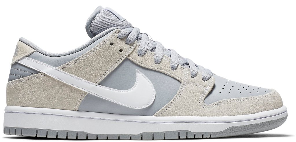 Nike SB Dunk Low Summit White Wolf Grey Summit White/White-Wolf Grey (AR0778-110)