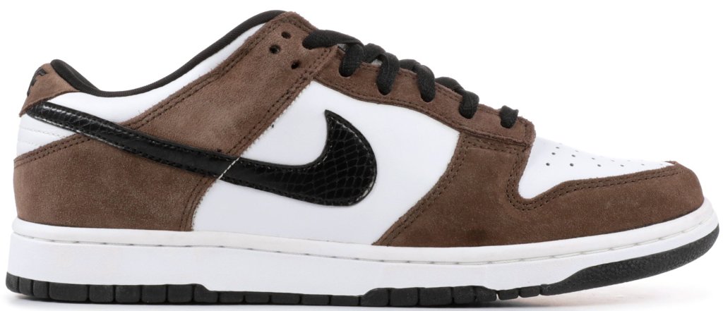 Nike SB Dunk Low White Black Trail End Brown White/Black-Trail End Brown (304292-102)