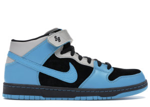 Nike  SB Dunk Mid Aqua Fuel Blue Black/Aqua Fuel Blue (314383-041)