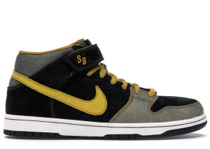 Nike  SB Dunk Mid Asbury Casino Island Teal/Mineral Yellow (314381-371)
