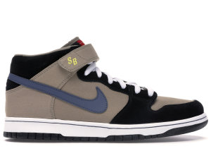 Nike  SB Dunk Mid Justin Brock Workwear Khaki/Medium Denim (314381 241)