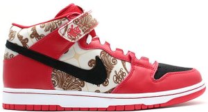Nike  SB Dunk Mid Linoleum Light Bone/Black (314381-001)