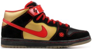 Nike  SB Dunk Mid Money Cat Black/Chile Red (314383-061)