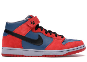Nike  SB Dunk Mid Spider Man Marina/Black (314383-401)