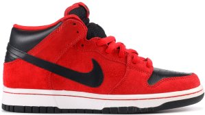 Nike  SB Dunk Mid Sport Red Black Sport Red/Black (314383-600)