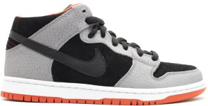 Nike  SB Dunk Mid Un-Supreme Stealth/Black-Dragon Red (314383-015)