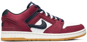 Nike  SB Air Force 2 Low Team Red Obsidian Team Red/Obsidian-White-Summit White (AO0300-600)