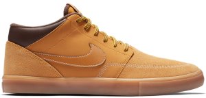 Nike SB Portmore 2 Solarsoft Mid Bronze Bronze/Gum Light Brown-Particle Beige-Bronze (AJ6978-779)