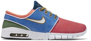 Nike  SB Stefan Janoski Max Cncpts “Mosaic” Rio/Photo Blue/Gorge Green (749678-614)