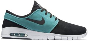 Nike SB Stefan Janoski Max Leather Black Mint Retro Black/Black-Light Retro-White (685299-031)
