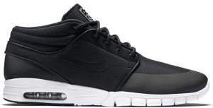 Nike  SB Stefan Janoski Max Mid Black White Black/Black-Metallic Silver-White (807507-001)