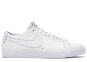 Nike  SB Zoom Blazer Low NBA White White/White-Rush Blue-University Red (AR1576-114)