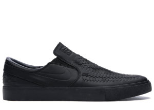 Nike  SB Zoom Stefan Janoski Slip RM Crafted Woven Black Black/Black-Black-Black (AR4883-001)