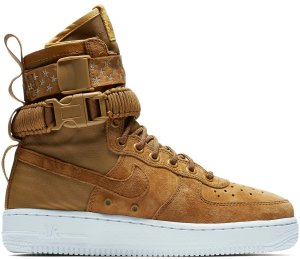 Nike  SF Air Force 1 High Muted Bronze (W) Muted Bronze/Muted Bronze-White (857872-203)