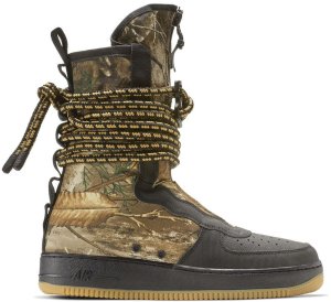 Nike  SF Air Force 1 High Realtree Black Black/Gum Medium Brown-Elemental Gold-Black (AA1128-004)