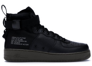 Nike  SF Air Force 1 Mid Black Dark Hazel Black/Black-Dark Hazel (917753-002)