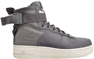 Nike  SF Air Force 1 Mid Dark Grey Dark Grey/Dark Grey-Light Bone (917753-004)