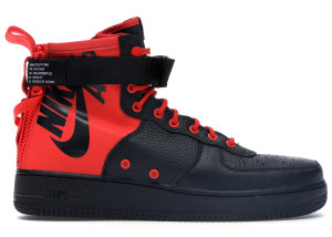 Nike  SF Air Force 1 Mid Habanero Red Black Habanero Red/Habanero Red-Black (917753-601)