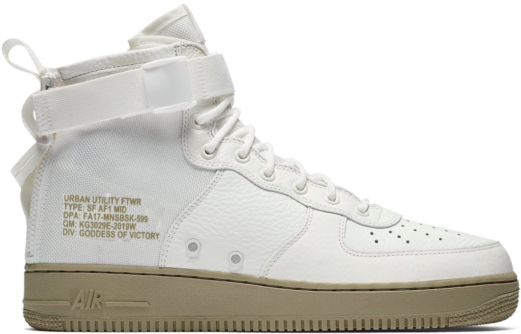 Nike SF Air Force 1 Mid Ivory Olive Ivory/Ivory-Neutral Olive (917753-101)