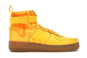 Nike  SF Air Force 1 Mid Odell Beckham Jr. Laser Orange/Laser Orange-Gum Medium Brown (917753-801)