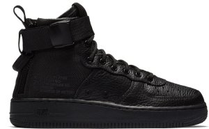 Nike  SF Air Force 1 Mid Triple Black (GS) Black/Black-Black (AJ0424-003)