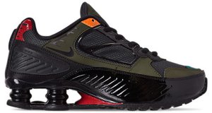 Nike  Shox Enigma Black Cargo Khaki (W) Black/Anthracite-Cargo Khaki-Gym Red-Bright Ceramic-Mystic Green (BQ9001-002)