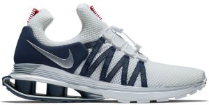 Nike  Shox Gravity White Obsidian White/Metallic Silver-Obsidian (AR1999-104)