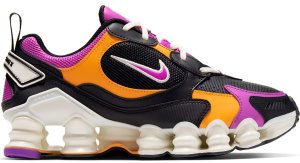 Nike  Shox Nova Black Orange Violet (W) Black/Orange Peel-Atomic Violet-Sail (AT8046-002)