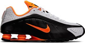 Nike  Shox R4 Dutch Orange Black/White-Reflect Silver-Dutch Orange (104265-046)