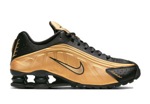 Nike  Shox R4 Metallic Gold Black Metallic Gold/Black (104265-702)