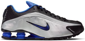 Nike Shox R4 Racer Blue Black/Metallic Silver-Racer Blue (104265-047)
