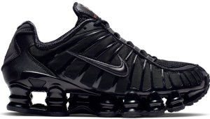 Nike  Shox TL Black Metallic Hematite (W) Black/Black-Metallic Hematite-Max Orange (AR3566-002)