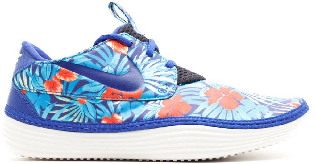 Nike Solarsoft Moccasin Tropical Floral Old Royal/Old Royal-Crystal Mint (622269-444)