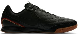 Nike Tiempo Ligera IV 10r IC Ronaldinho Black Gum Black/Metallic Gold (AQ2202-007)
