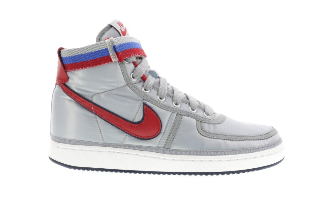 Nike Vandal High Supreme Nylon OG (2017) Metallic Silver/University Red (AH8652-001)