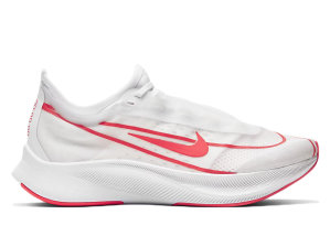 Nike  Zoom Fly 3 White (W) White/Metallic Summit White-Laser Crimson (AT8241-101)