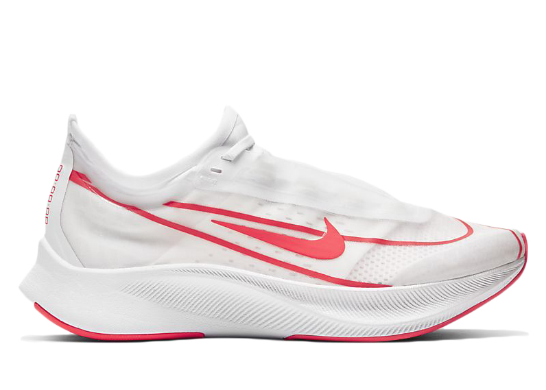 Nike Zoom Fly 3 White (W) White/Metallic Summit White-Laser Crimson (AT8241-101)