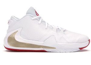 Nike  Zoom Freak 1 Roses (GS) White/Metallic Gold-University Red (BQ5633-100)