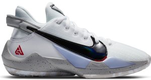 Nike Zoom Freak 2 White Cement (GS) White/White-University Red-Grey Fog (CN8574-100)