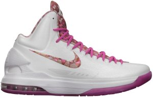 Nike  KD 5 Aunt Pearl Metallic Summit White/Pinkfire II (598601-100)