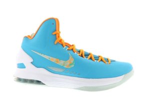 Nike  KD 5 Easter Turquoise Blue/Bright Citrus-Fiberglass (554988-402)