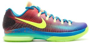 Nike  KD 5 Elite EYBL Multi-Color/Volt-Nitro-Total Orange (585386-900)