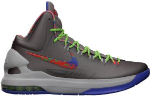 Nike  KD 5 Splatter Sport Grey/Violet Force-Strata Grey-Bright Crimson-Electric Green (554988-007)