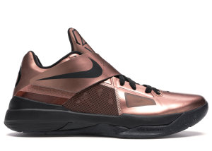 Nike  KD 4 Copper (Christmas) Metallic Bronze/Black-Challenge Red (473679-700)