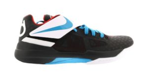 Nike  KD 4 N7 Black Black/Dark Turquoise-Challenge Red-White (519567-046)