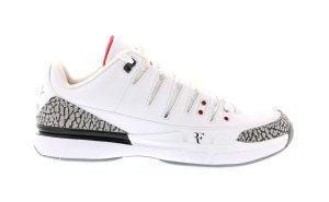 Nike  Zoom Vapor AJ3 White Cement White/Fire Red-Cement Grey (709998-160)