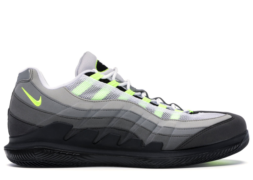 Nike Court Vapor RF Air Max 95 Neon Black/Volt-Medium Ash-Dark Pewter (AO8759-078)