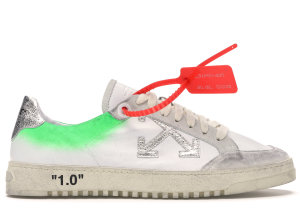 OFF-WHITE  2.0 Green Spray FW19 White/Silver (OMIA042E19D680480140)