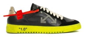 OFF-WHITE  2.0 Low Black Yellow FW19 Black/Yellow (OMIA042E19D680481060)